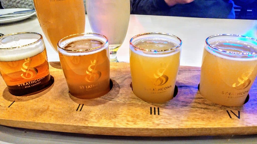 4 kinds of beer tasting