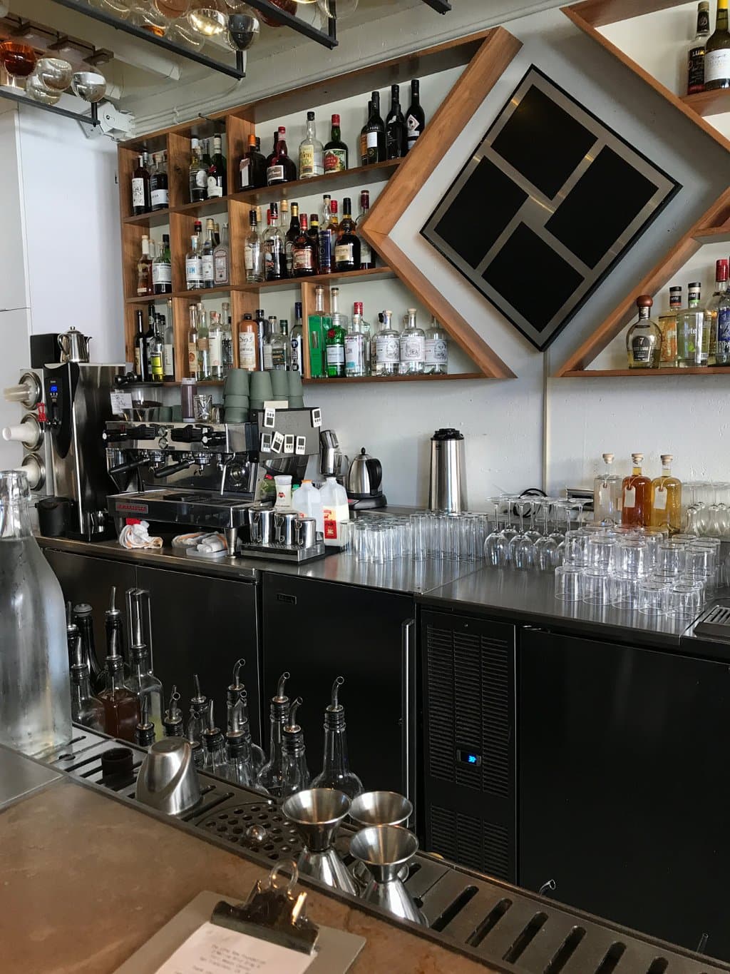 Inside the bar