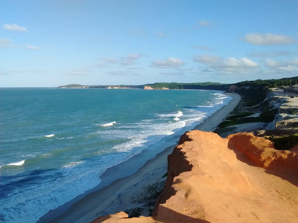 orla de cacimbinhas, vista do chapadão