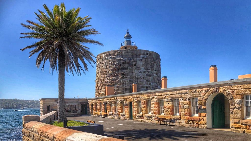 Fort Denison and the tower