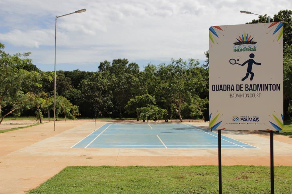 Espaço de lazer. Quadra de Badminton 