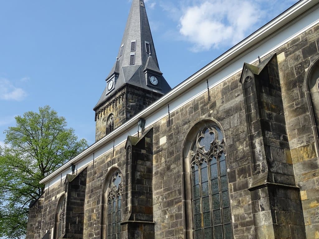 "Enschede,Grote Kerk uit de periode 1200-1480" 