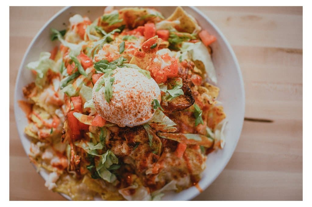 Legendary House Favorite Seafood Nachos