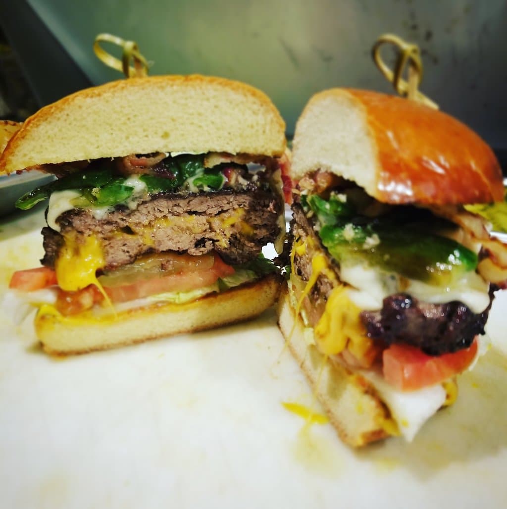 Uptown Alley BYO burger!