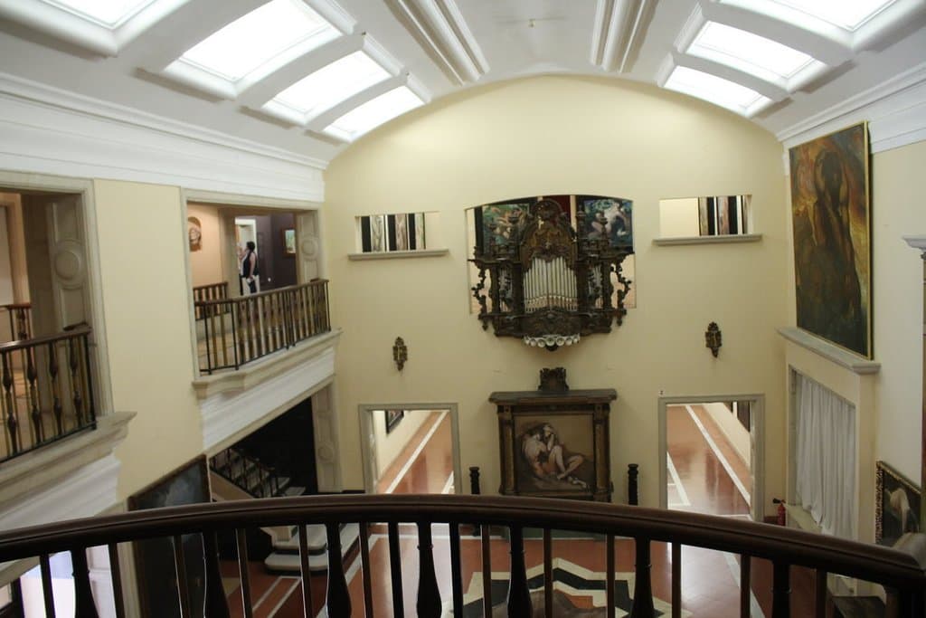 The lobby of the museum - view from the 1st floor