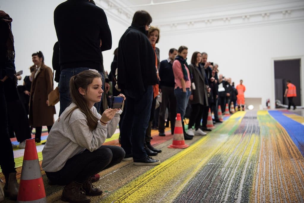 Performanceansicht, New Swiss Performance Now, Kunsthalle Basel, 2018. Foto: Dominik Asche