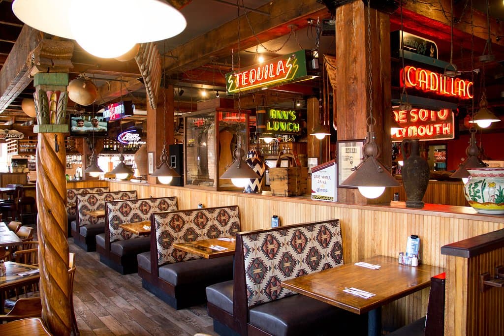 Our dining room with lots of natural light.