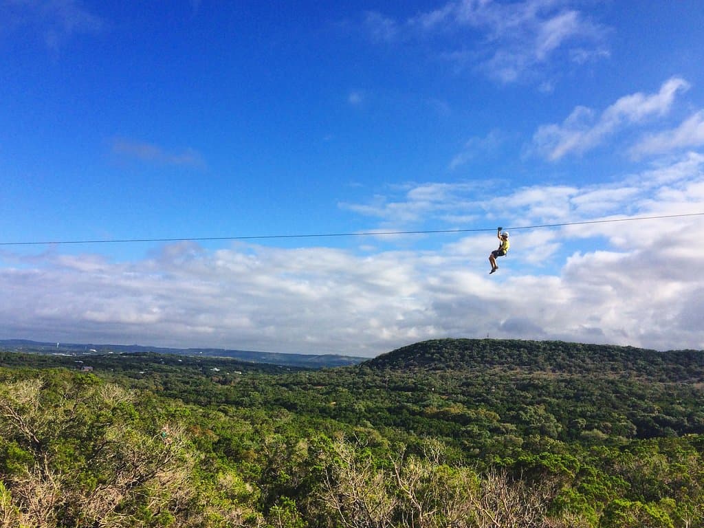 Get the party started with a zipline tour!