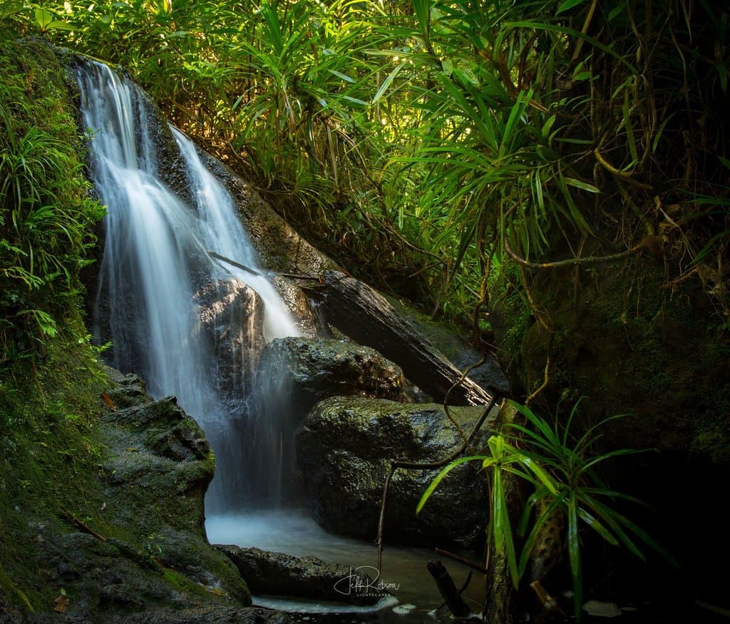 Just one of many beautiful waterfalls along the path