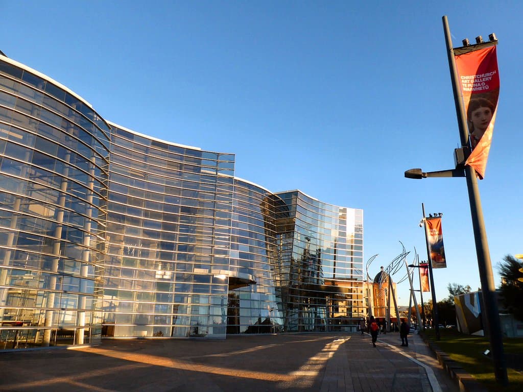 The Christchurch Art Gallery building is a work of art in itself