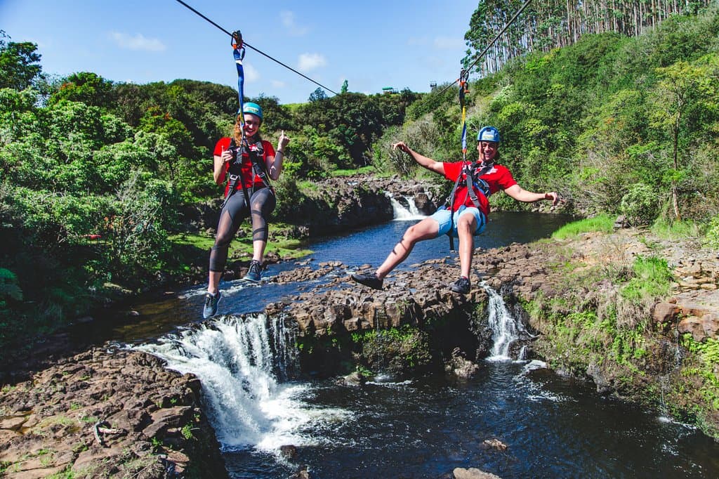 Ziplining at Umauma is the best experience on the Hamakua Coast!