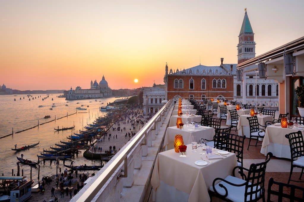 Restaurant Terrazza Danieli - sunset