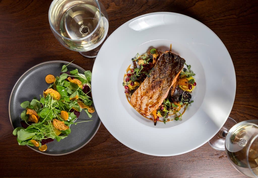 Salmon and Beet Salad