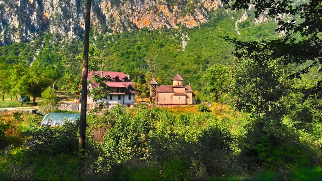 Photo taken from roud to monastery.