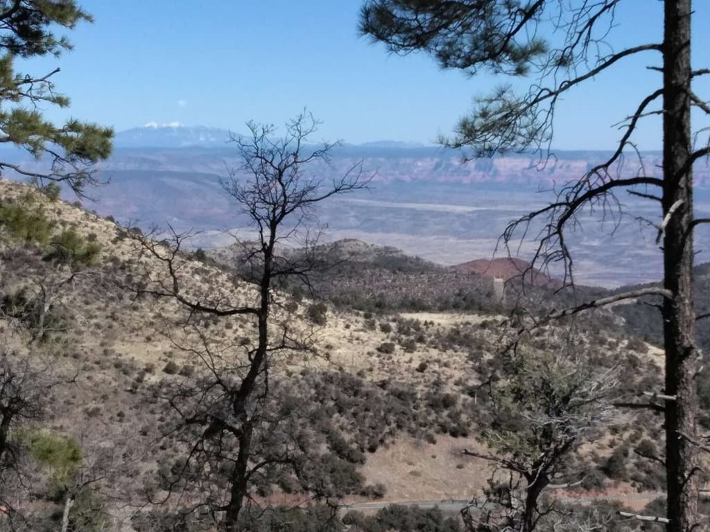 Vista of Sycamore Canyon and Secret Wilderness Areas