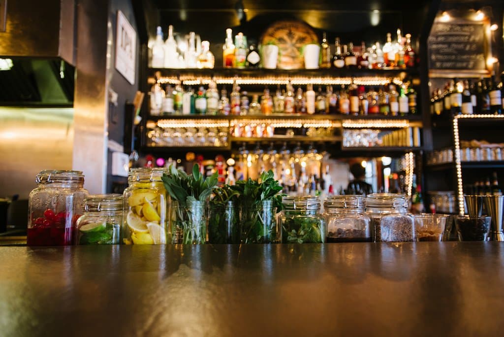 Fresh herbs and housemade syrups for our award winning cocktails