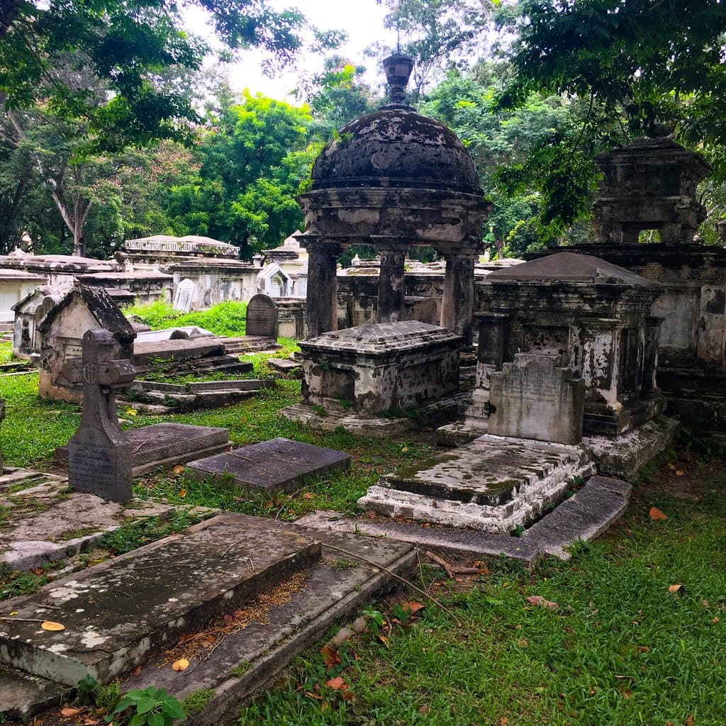 Cemetery scenes