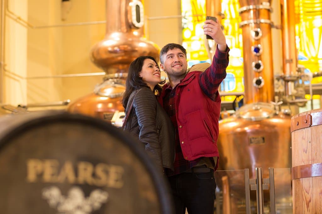Pot stills at Pearse Lyons Distillery