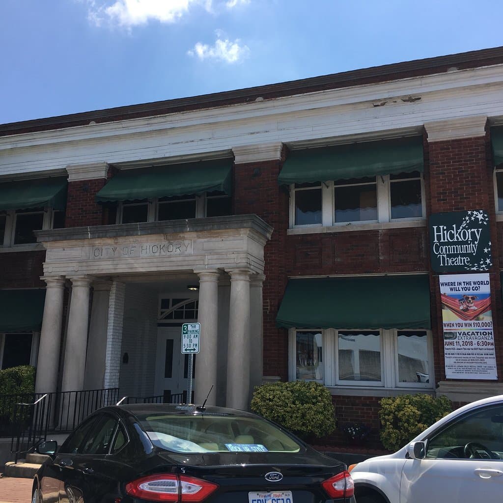 Hickory Community Theater is located in the old Hickory City Hall.