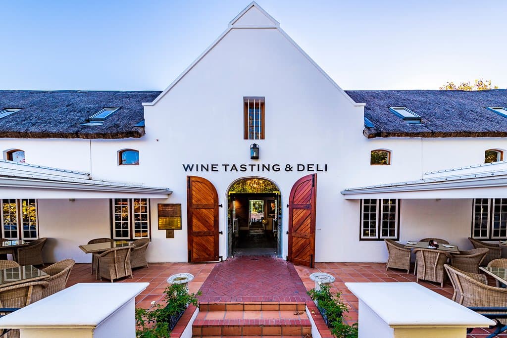 The Lanzerac Tasting Room & Deli entrance