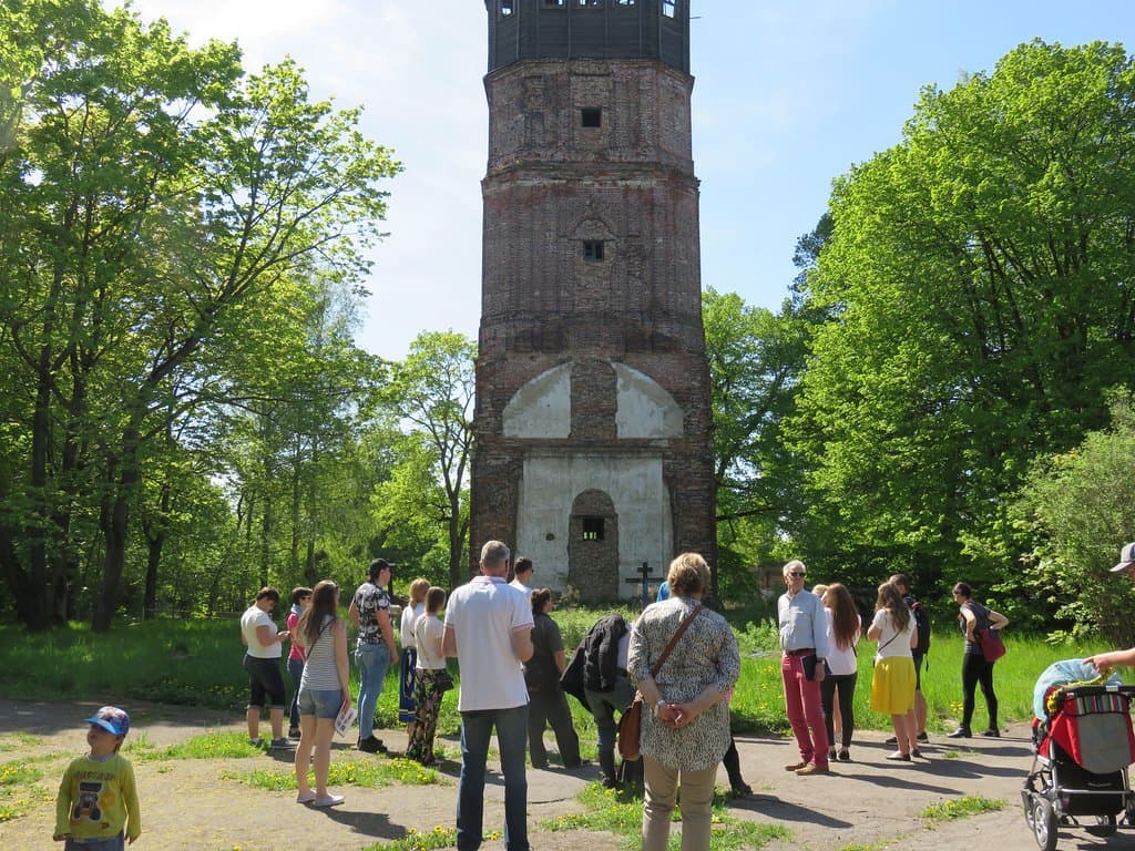 The old church tower of the fortress, from Russian times.