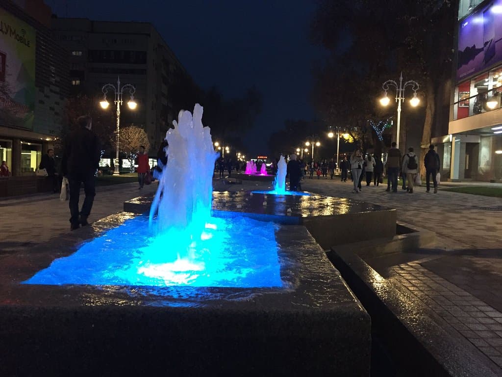 Arbat at night