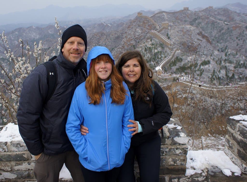 Great wall at the Mutianyu section 