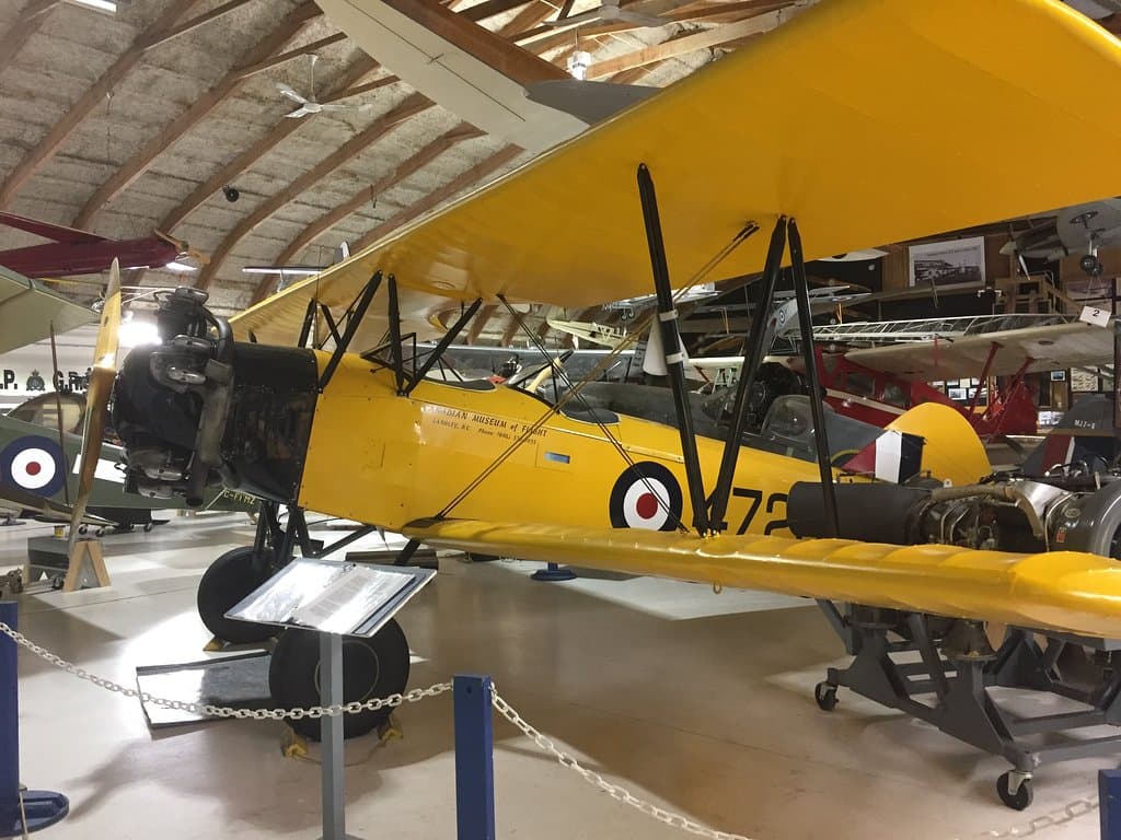 full sized plane indoors