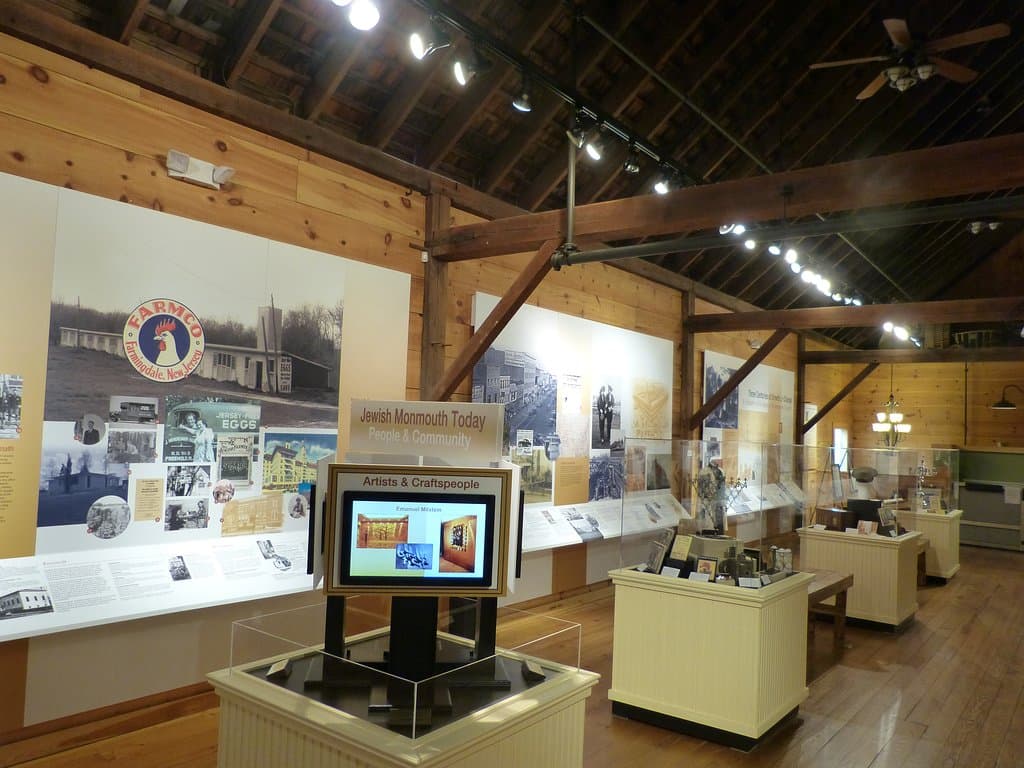 Permanent Exhibit called: "Three Centures of Growth & Change - A History of the Jews of Monmouth