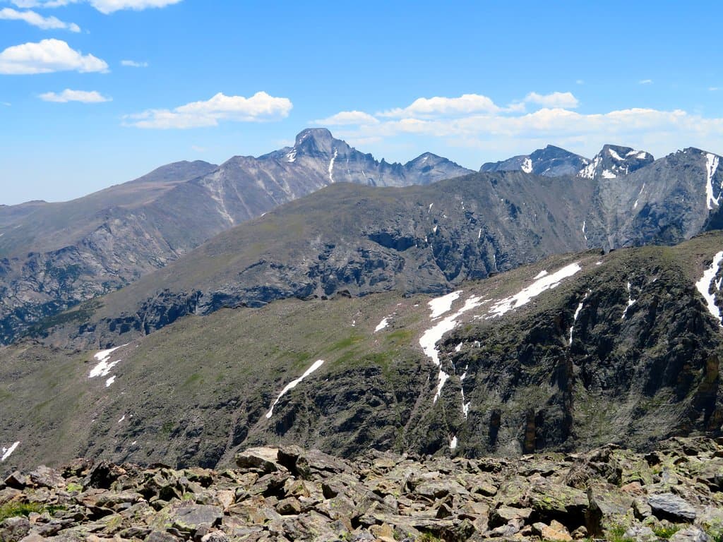 View from the top- Longs Peak