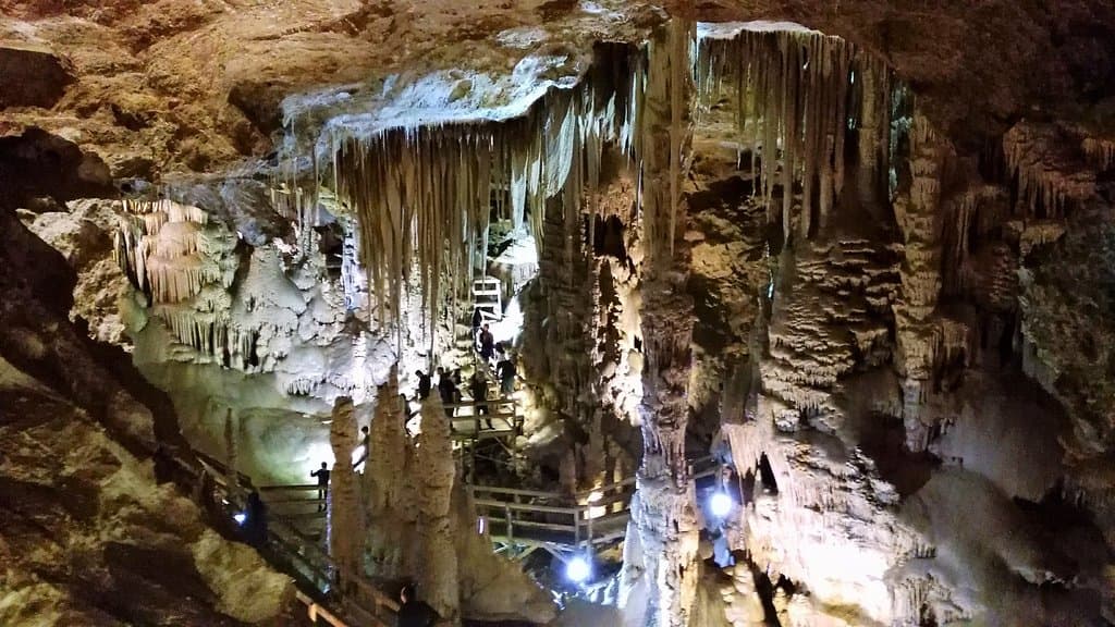 Stalactites and stalagmites