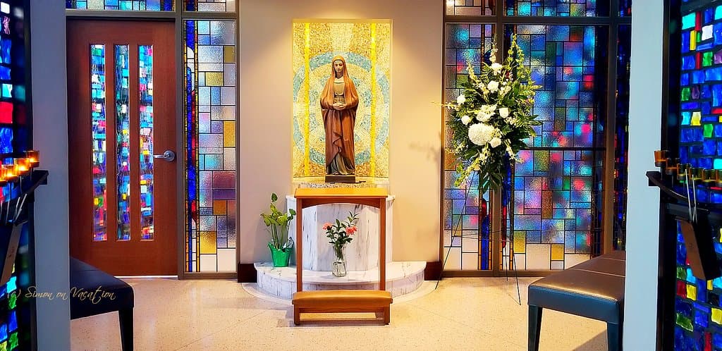 Prayer room for St. Monica.