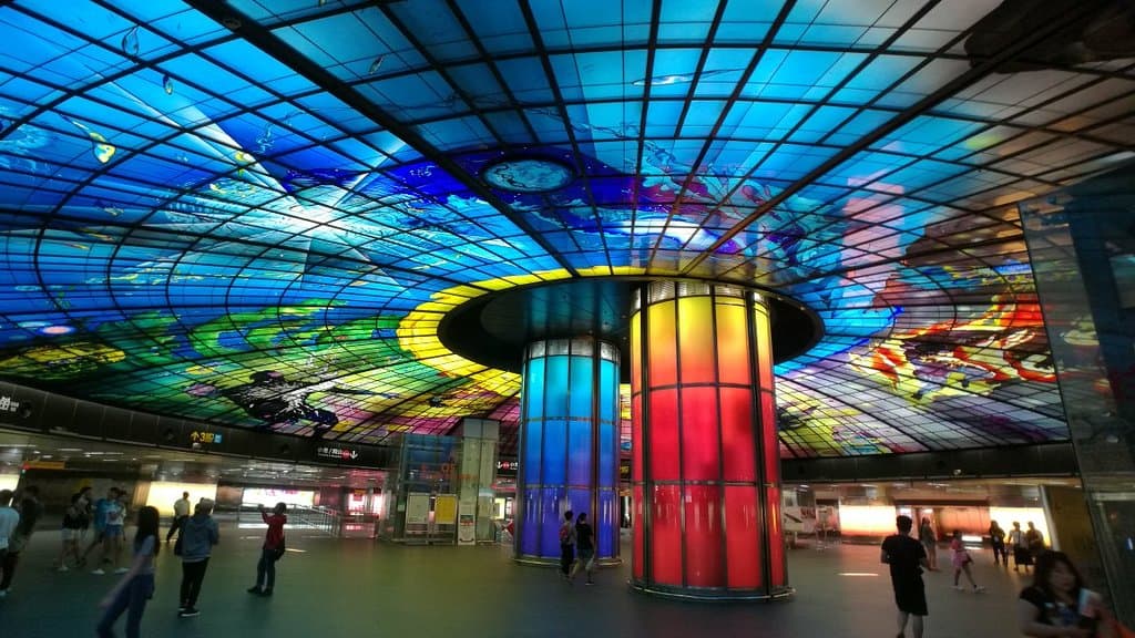 Formosa Boulevard Station Dome of Light Kaohsiung