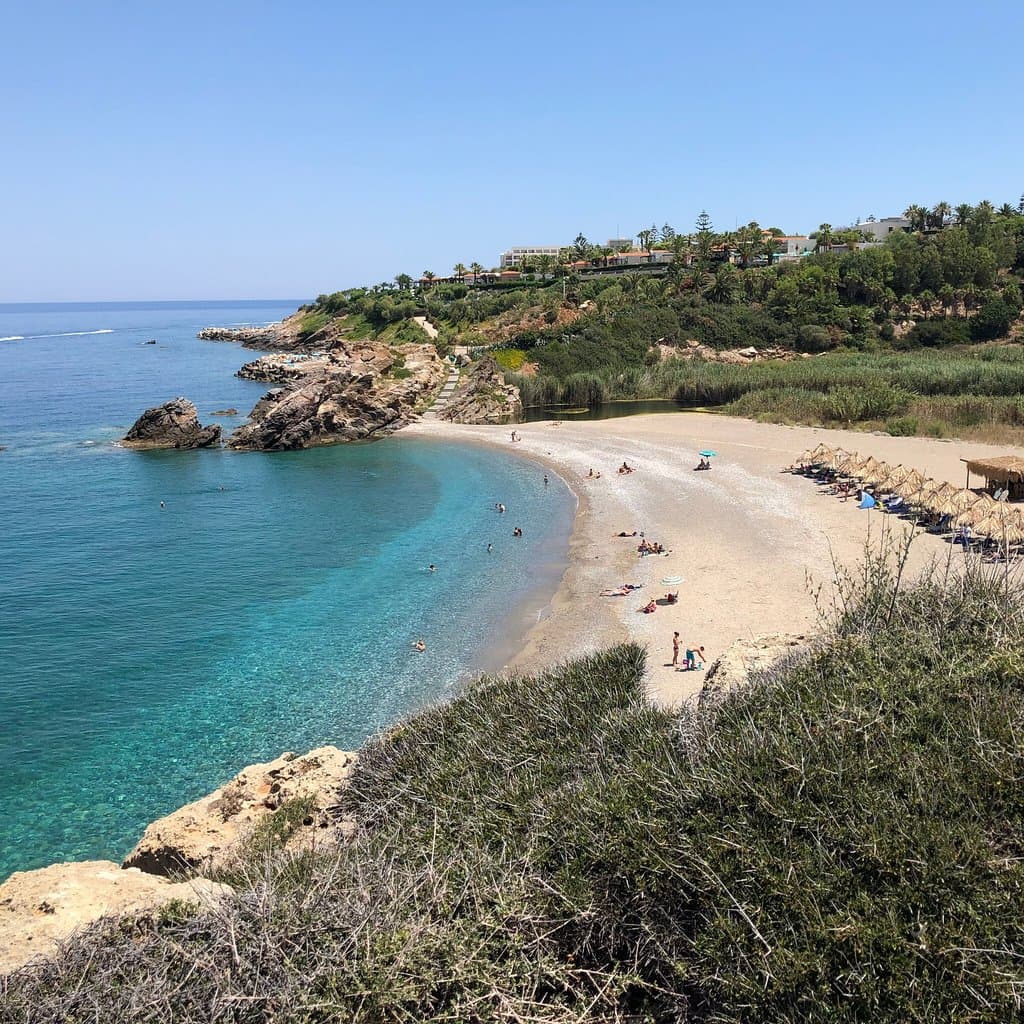 Geropotamos Beach and River Mouth