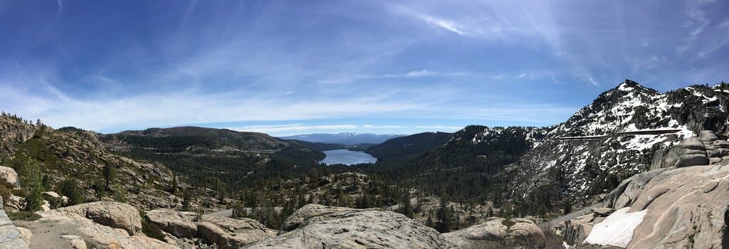 View from the Donner Summit Bridge