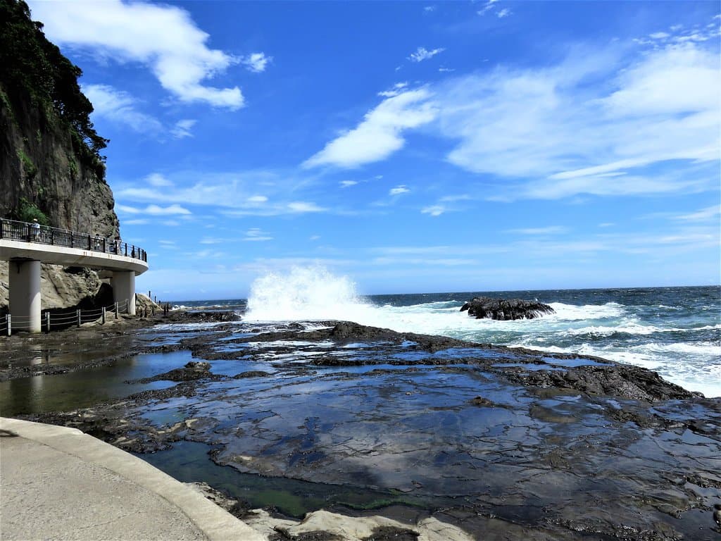 Остров Эносима. Chigogafuchi Marine Plateau.