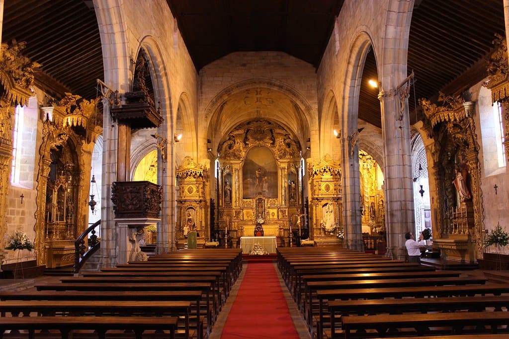 interior da Igreja Matriz de vila do conde