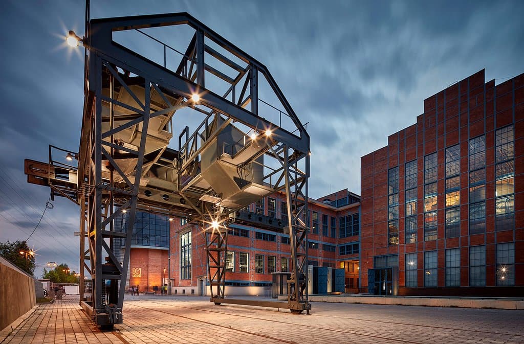 Main entrance of Centre for Science & Technology EC1