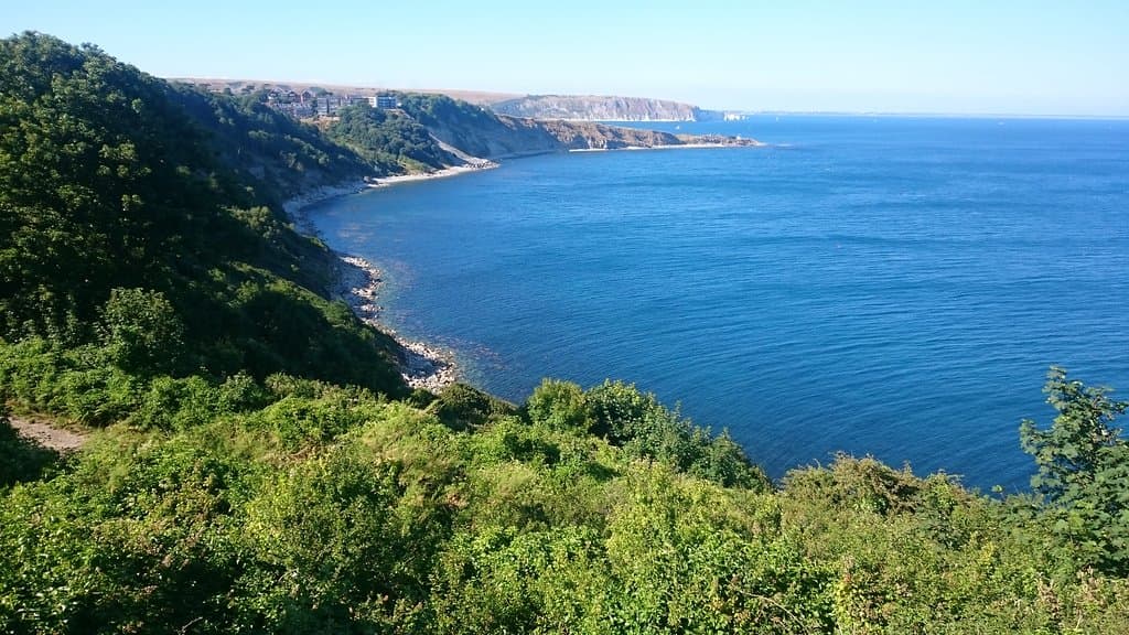 View from Durlston Castle.