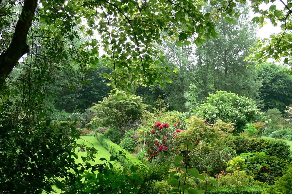 Over looking the square garden, taken from one of the many benches around the garden.