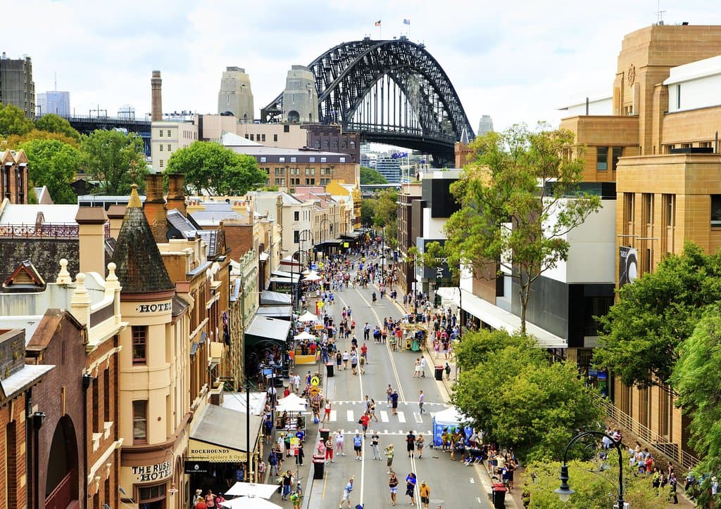 Sydney's first street - George Street - named after King George III