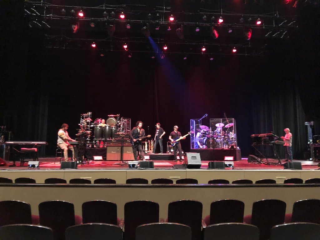 Front seats are VERY close, all the seats look to be fabulous. This is from maybe 5th row