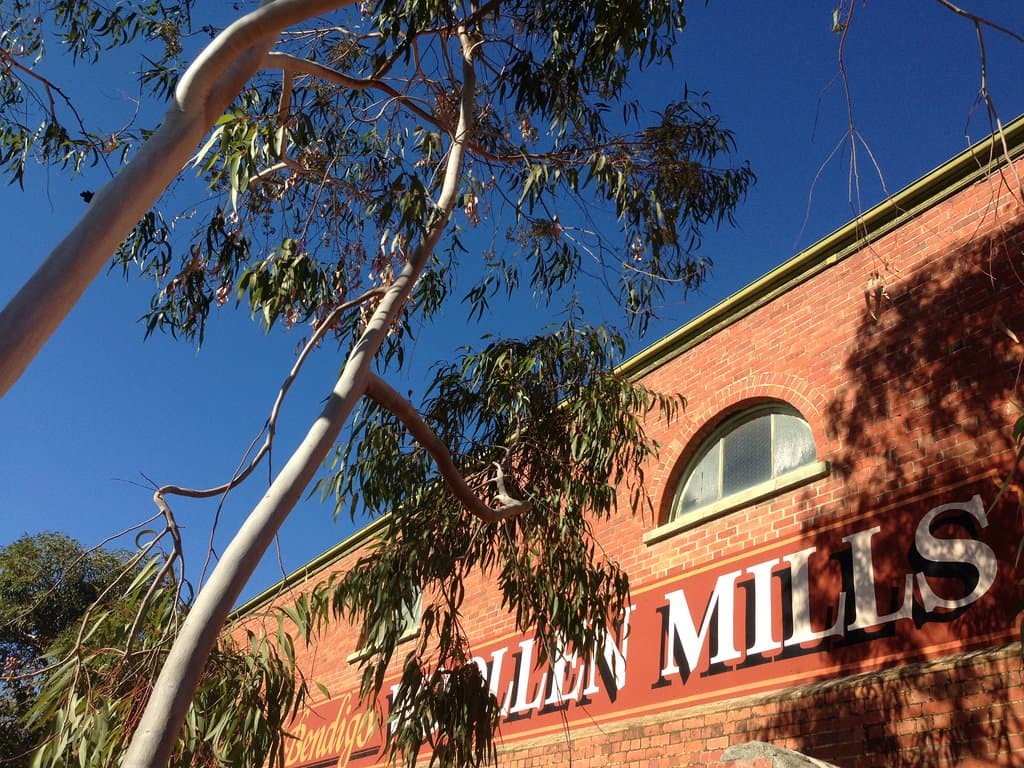 Winters day at the Bendigo Woollen Mills