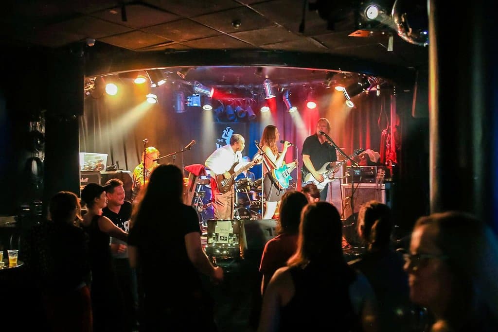 The Audience was really into the bands