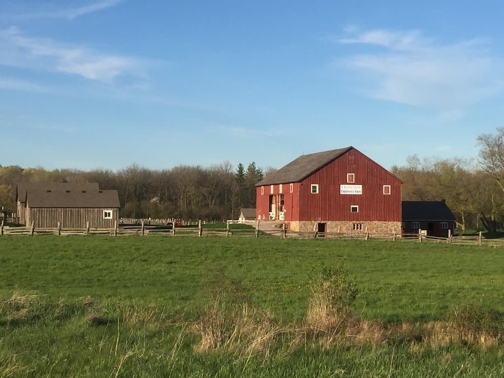 The ever popular Children's Farm and Playbarn.  Open year round.