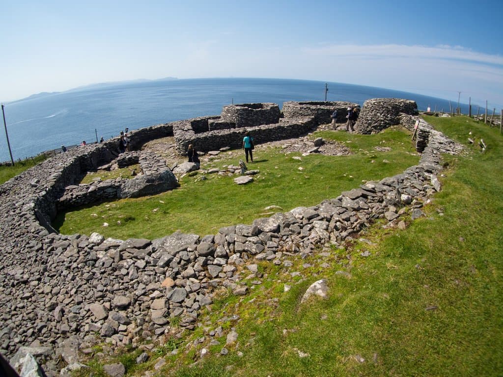 Stone Keep surrounding huts