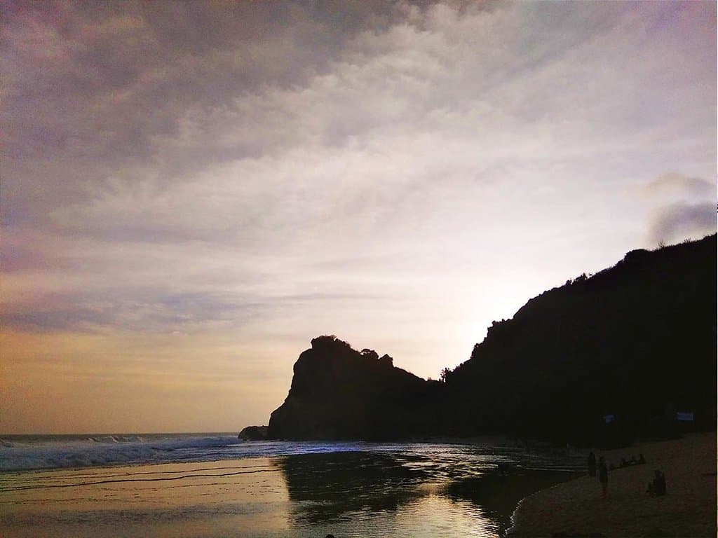 pemandangan sore lumayan indah di sini