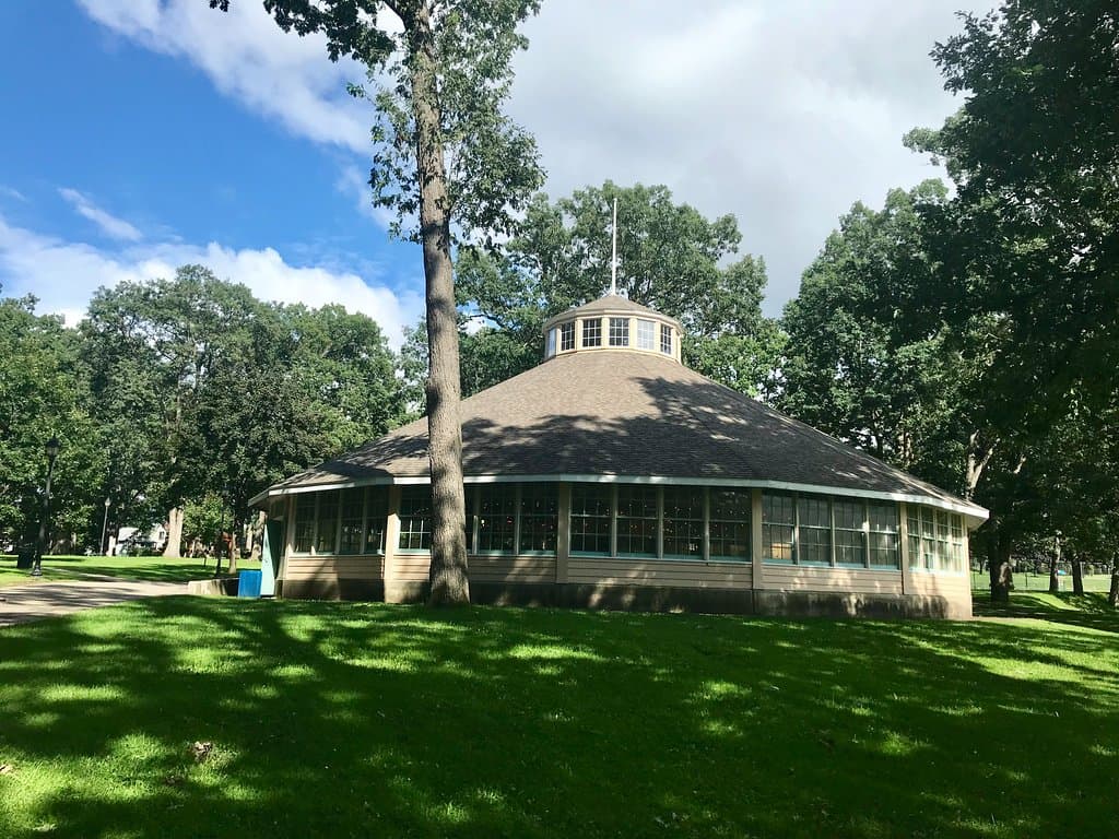 The historic merry-go-round