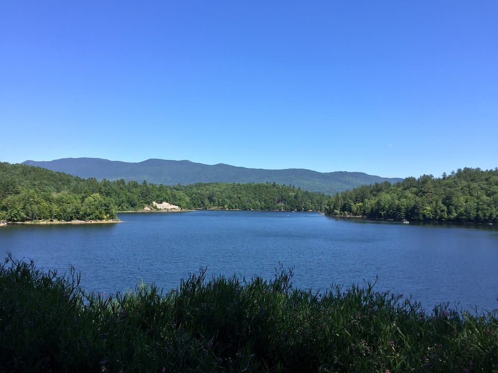 Picture taking from one of the sites at Little River State Park