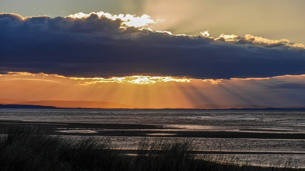 Findhorn Beach - Sunset